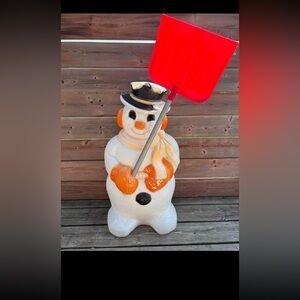 Vintage! Christmas Snowman blowmold